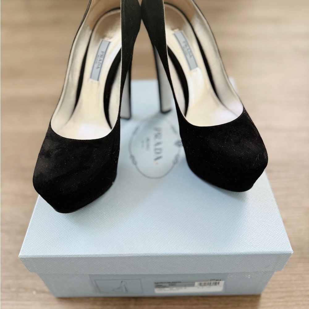 Prada Women's Classic Black Heels